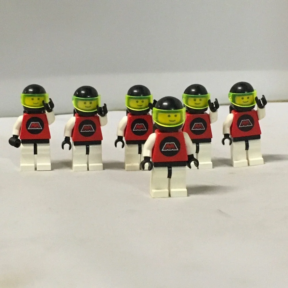 Space LEGO 6x M-Tron Minifigures Various Accessories Vintage